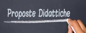 scritta "proposte didattiche"
