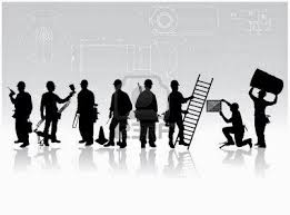 persone che rappresentano diversi mestieri