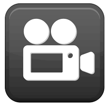una cinepresa stilizzata